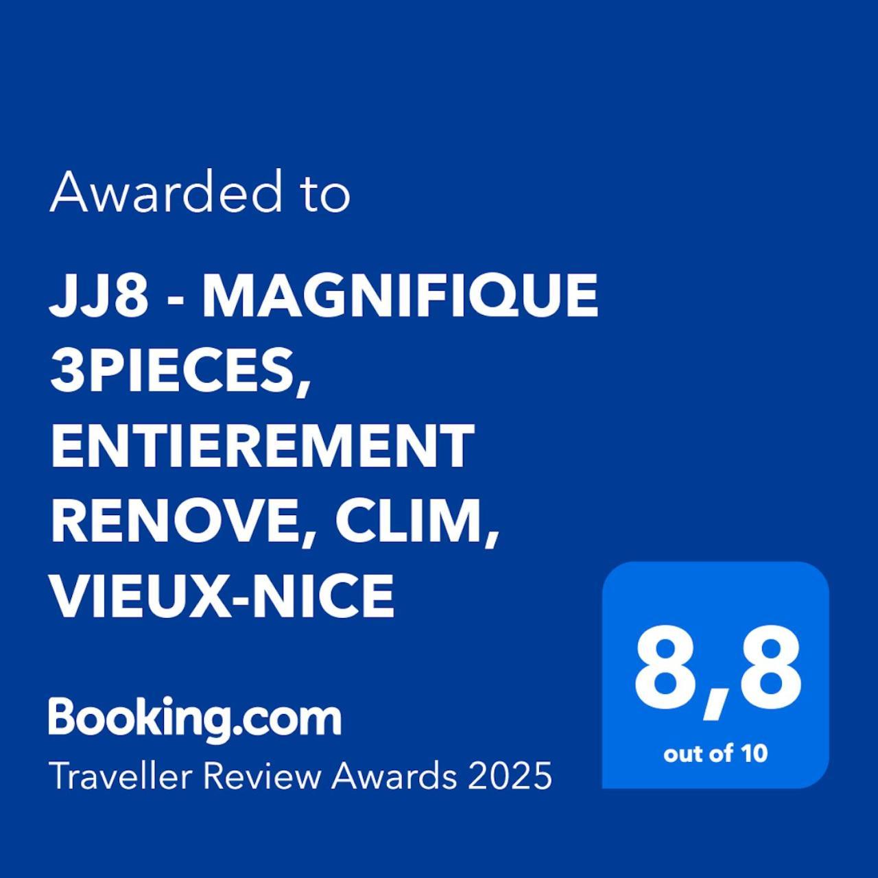 Jj8 - Magnifique 3Pieces, Entierement Renove, Clim, Vieux-Nice Exterior photo